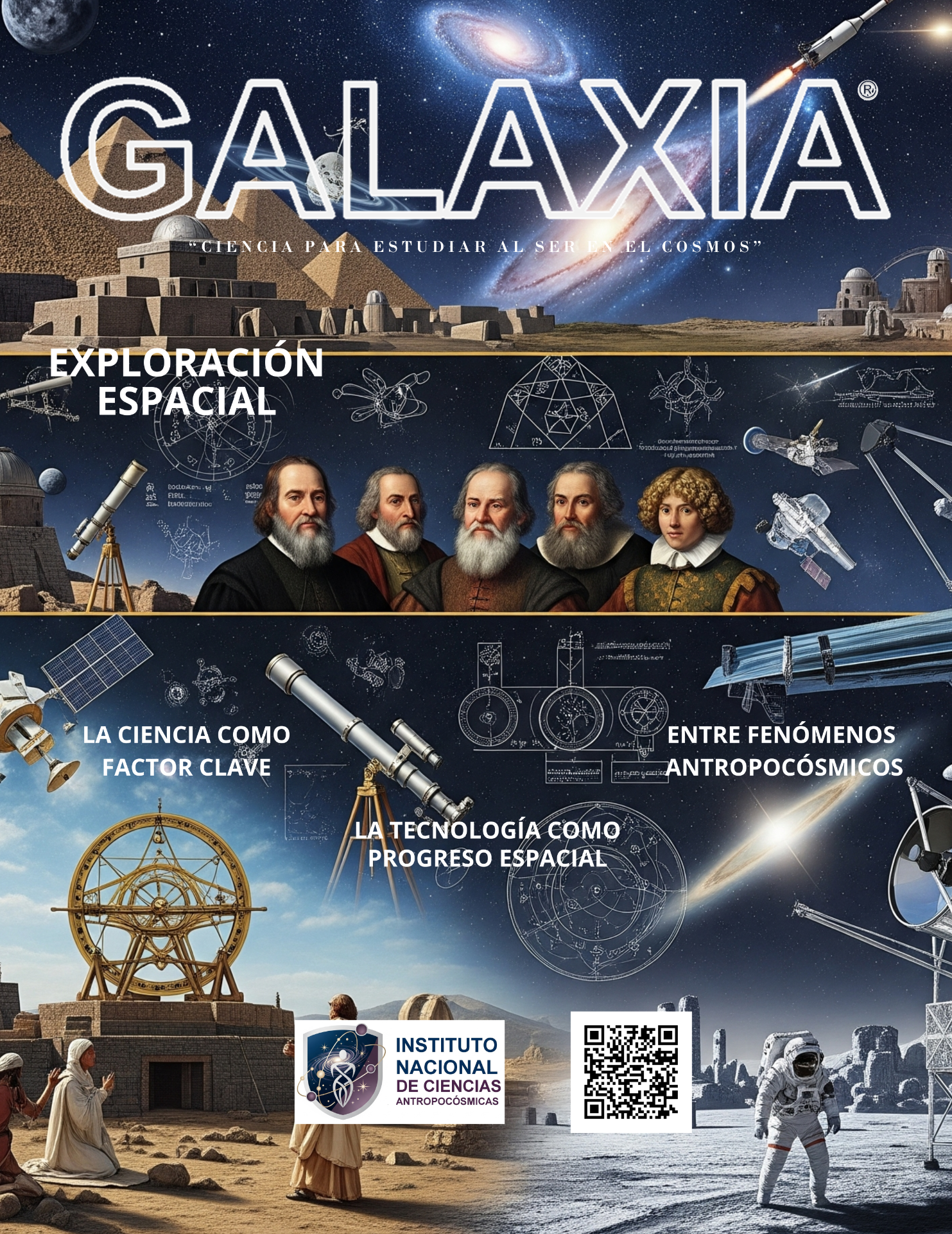 Galaxia es una revista trimestral del Instituto Nacional de Ciencias Antropocósmicas
