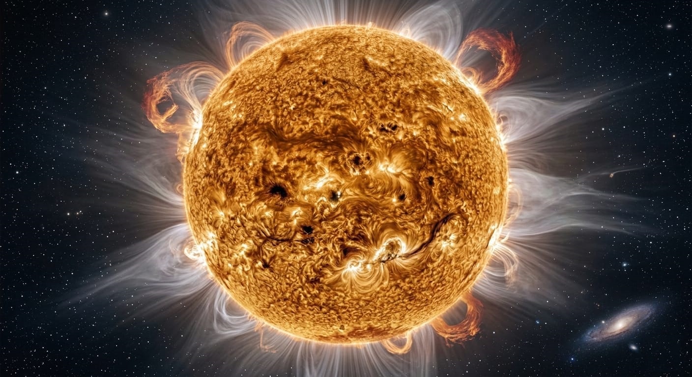 Radiación solar. Fuente: Elaboración digital.