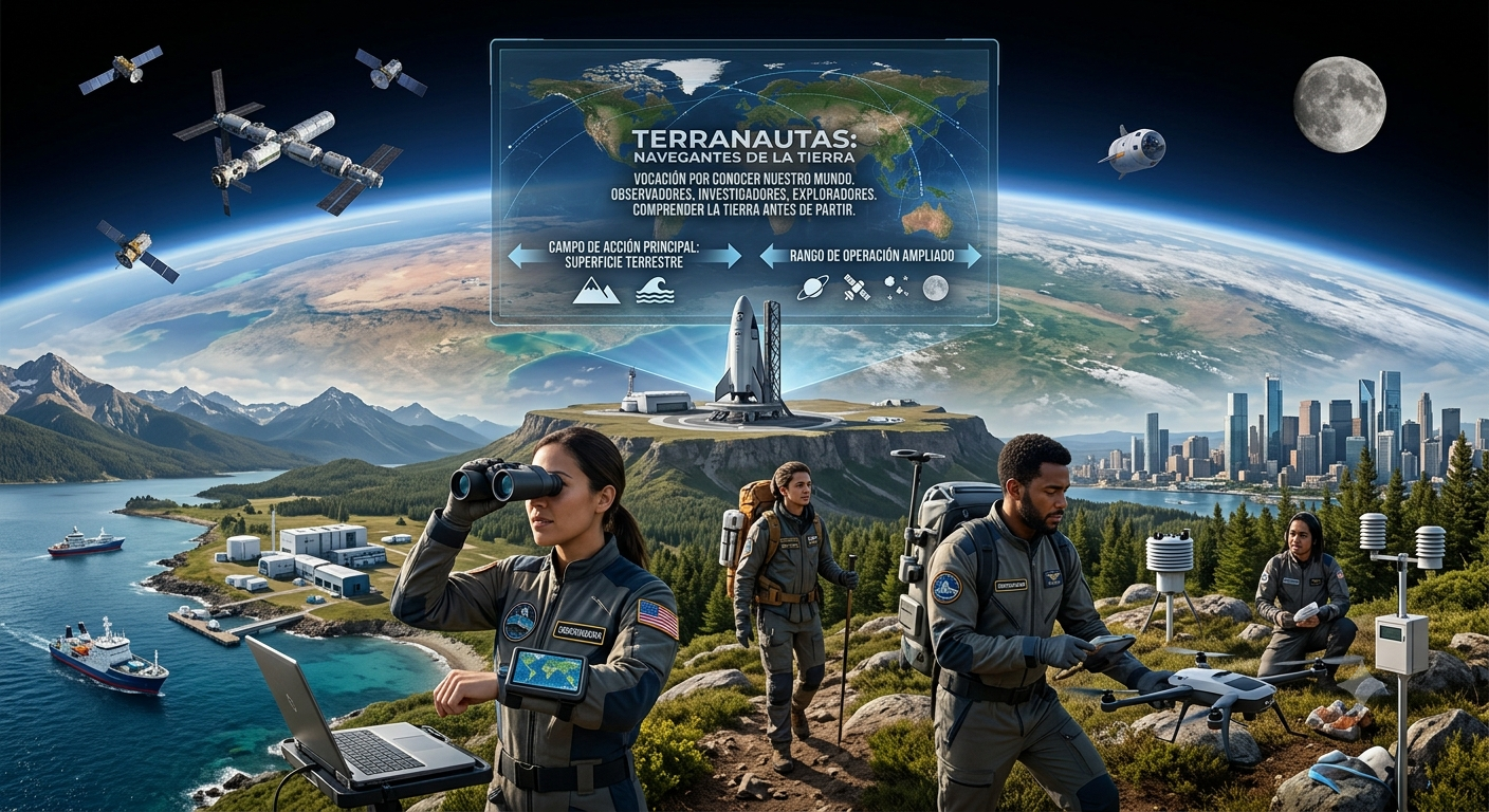El futuro de los terranautas. Fuente: Elaboración digital.