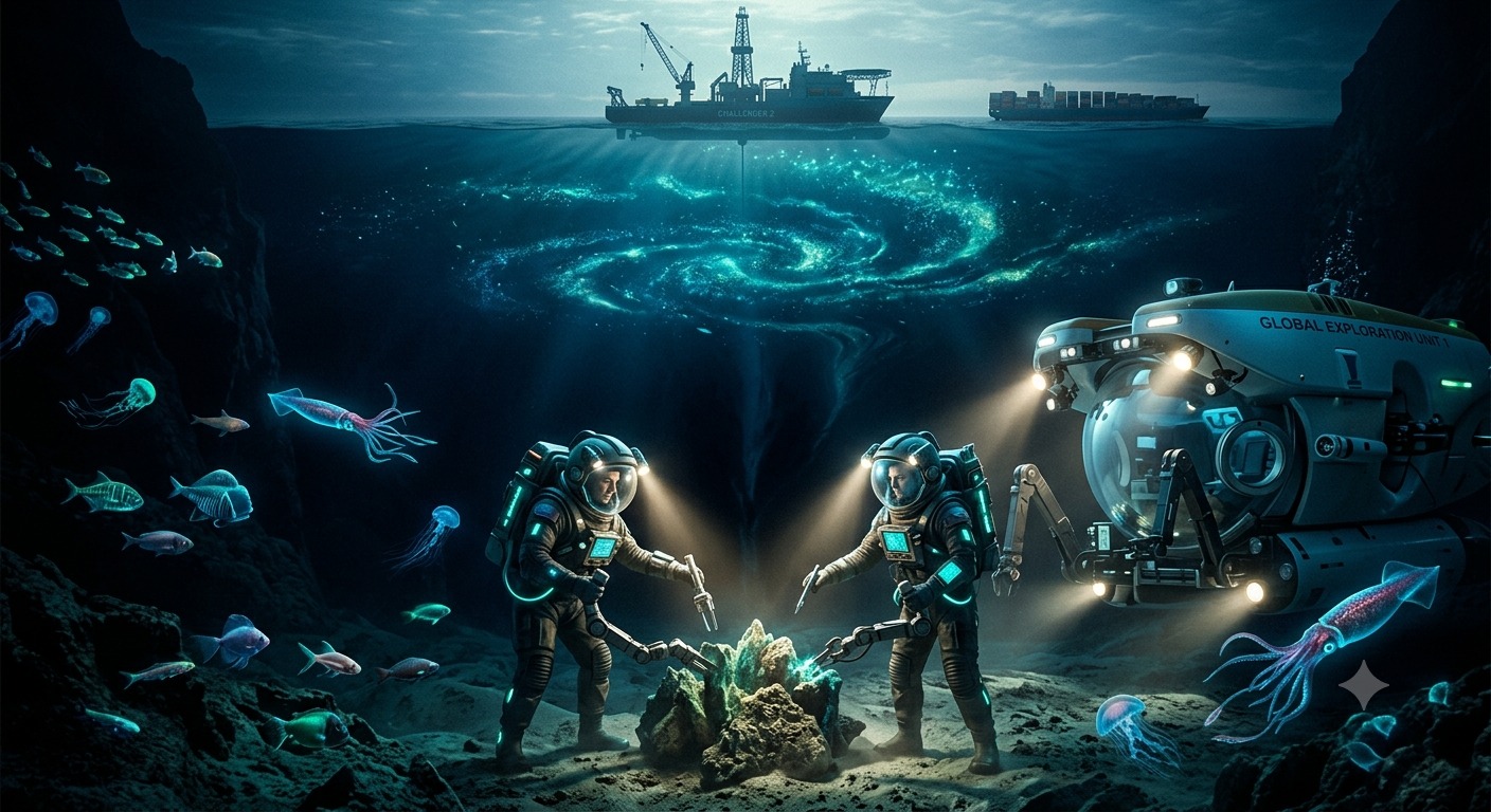 Marenauta y oceanauta. Fuente: Elaboración digital.