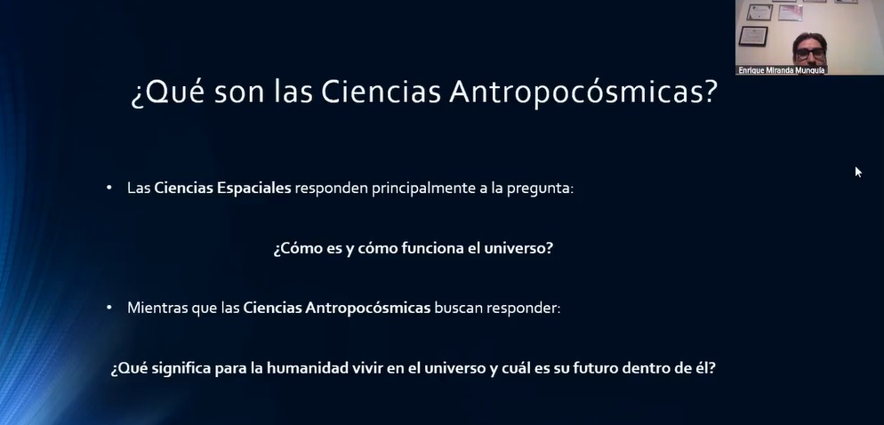 Diferencia entre Diferencia entre ciencias espaciales y antropocósmicas. Fuente: Club Astronómico Bernal A.C.