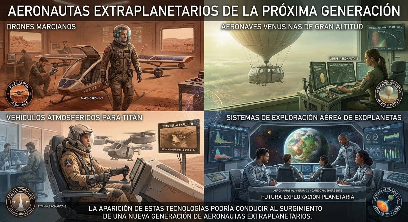 Futuro en los aeronautas. Fuente: Elaboración digital.